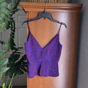 Purple and Blue Women's Tank Top
